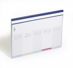 Durable Divisoflex Präsentations-Mappe PVC Blau (Durable DIVISOFLEX Organiser File Index [5])