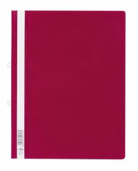 Durable Clear View Folder Präsentations-Mappe PVC Rot (Durable Clear View A4 Folder Red [25])