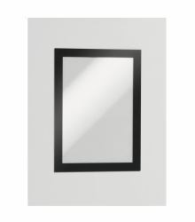 Durable 487101 Magnetrahmen Schwarz (Durable DURAFRAME Adhesive A5 Black [2])