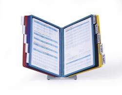 Durable VARIO Dokumentenanzeige-Karussell Tisch/Bank Porträt A4 (Durable VARIO TABLE 10 A4 Assorted)