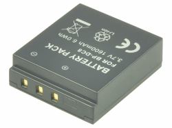 2-Power Digital Camera Battery 3.7V 1300mAh (Digital Camera Battery 3.7V 1100mAh)