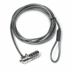 Dicota D30885 Kabelschloss Schwarz, Edelstahl 2 m (SECURITY COMBINATION LOCK - PRO SINGLE)