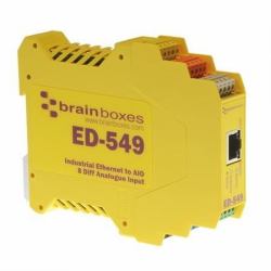 Brainboxes ED-549 Digital & Analog I/O Modul (Brainboxes Ethernet to 8 x IO ED-549)