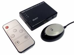 Cables Direct HD-SWTC433 Video-Switch HDMI (CDL 3 Port HDMI Switch with Remote)