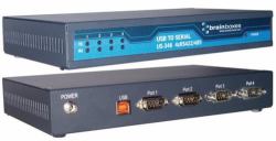 Brainboxes US-346 serial server RS-422/485 (Brainboxes 4 Port RS485 server US-346)