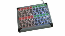 P&I Engineering XK-80 keyboard USB Black, Grey (PI Engineering X-Keys Desktop USB 80 key. [1Year warranty])