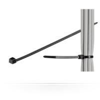Microconnect CABLETIE4 cable tie Ladder cable tie Black 100 pc[s] (Cable tie 100pcs Black. 203mm - X 3,5mm 203mm X 3,5mm, UV - resistant Weather resistant Nylon, breaking strenght : 18.1 kg - Warra...