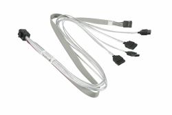 Supermicro CBL-SAST-0616 Serial Attached SCSI [SAS]-Kabel 0,5 m Grau 