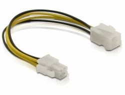 DeLOCK Power cable P4 male/female 0,15 m (Delock ATX VerlÃ¤ngerung 4-pin -> 4-pin [ATX12V])