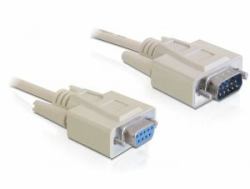 DeLOCK RS-232, 1m Serien-Kabel Beige DB-9 (Delock - Serielles VerlÃ¤ngerungskabel - DB-9 [M] zu DB-9 [W] - 1 m - beige - China)