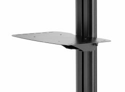Peerless ACC-MS multimedia cart accessory Black Metal Shelf (PEERLESS ACC-MS Metal Shelf for Trolley or Stand)