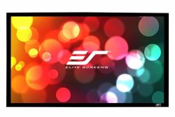 Elite Screens "Sable Frame ER100WH1" Rahmenleinwand 221,0cm x 124,0cm [BxH] 16:9 Projektionsleinwand 2,54 m [100"] (Elite SableFrame ER100WH1 - projektion)