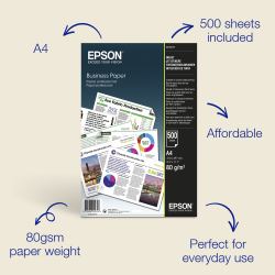Epson Business Paper - A4 - 500 Blätter (EPSON PAP INK/LS A4 80GR 500H)