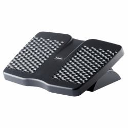 Fellowes Foot Rest Under Desk - Refresh Foot Support Ergonomic Foot Rest with 2 Height Adjustments & Massage Surface - Foot Rest Stool for Office & Home - Black (REFRESH FOOT SUPPORT)