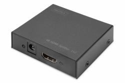 Digitus 4K HDMI Splitter, 1x2 (4K HDMI SPLITTER 1X2 - INCL REMOTE CONTROL BLACK)
