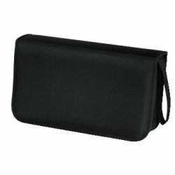 Hama CD Wallet Nylon 80, black 80 Disks Schwarz (Hama CD Wallet 80 - omslag til CD/DVD)
