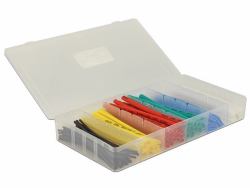 DeLOCK 86264 Kabelisolierung Mehrfarben 100 Stück[e] (Schrumpfschlauch Box 100-teilig, Anschlussdose Installation)