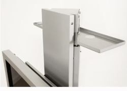 Loxit 8540 Lautsprecher-Halterung Weiß (8540 - 2 Speaker Shelf for Hi-Lo 500)