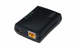 Digitus 1-Port USB 2.0 Multifunktions-Netzwerk- Server (DIGITUS USB MULTIFUNETWSERVER - USB 20 1 PORT)