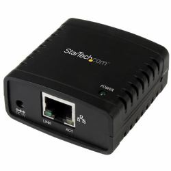 StarTech.com 10/100 Mbit/s Ethernet auf USB 2.0 Netzwerk LPR Printserver (USB NETWORK LPR PRINT SERVER - 10BASE T100BASE TX AUTO SENSING)