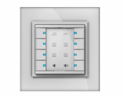 Vivolink VLCP8B Druckknopf Panel Weiß (Control Panel 8 Button - . - Warranty: 36M)