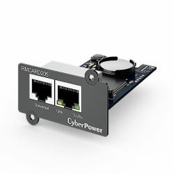 CyberPower RMCARD205 Netzwerkkarte 100MB, IPv4/v6, SNMPv1/v3, HTTP/HTTPs, TCP/IP, UDP, DHCP, NTP, DNS, SMTP, SSH, SSL, TLS, Telnet, FTP und Syslog, komp. mit ext. Sensor [Optional], für Expansion ...