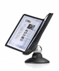 Durable SHERPA Dokumentenanzeige-Karussell Tisch/Bank Porträt A4 (Durable SHERPA TABLE Motion 10 Black)