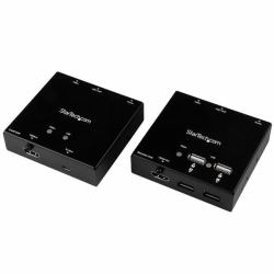 StarTech.com HDMI über Cat6 Extender mit 4 Port USB - 1080p - 50m (50M HDMI EXTENDER WITH 4 PORT - USB HUB HDMI OVER CAT6 1080P)