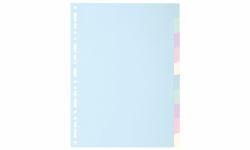 Exacompta 1610E Tab-Register (Exacompta Forever 170 GSM Recycled Pastel Dividers A4 10 Part)