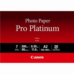 Canon PT-101 Professionelles Fotopapier Platinum A2, 20 Blatt (Canon Pro Platinum PT-101 - HochglÃ¤nzend - 300 Mikron - A2 [420 x 594 mm] - 300 g/mÂ² - 20 Blatt Fotopapier)