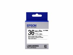 Epson Etikettenkassette LK-7WBN - Standard - schwarz auf weiß - 36mmx9m (TAPE - LK-7WBN STD BLK-/WHT 36/ - .)
