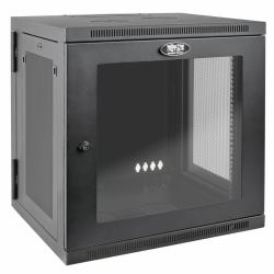 Tripp Lite SRW12USDPG SmartRack USV-Tiefe 12-HE-Schrank, kleines Rack-Gehäuse, transparentes Acrylglasfenster, aufklappbare Rückseite, Wandhalterung (Smartrack 12u ups-depth wall-mount small rack...