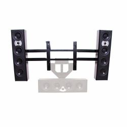 Chief PACLR2 Lautsprecher-Halterung Wand Metall Schwarz (Fusion Left/Right Speaker Adapter)