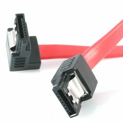 StarTech.com 45 cm Einrastendes SATA auf Rechtwinkliges SATA Serial ATA Kabel - Rechtwinkliges SATA Kabel - SATA 6Gbps - 45cm (18IN LATCHING SATA TO RIGHT ANG - E SATA SERIAL ATA CABLE)