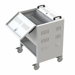 Loxit 7430 portable device management cart/cabinet White (7430 - 16 Store For iPads and 10" Tablet PC'S)