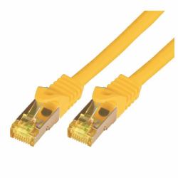 M-Cab CAT7 Roh-Netzwerkkabel S-FTP, PIMF, LSZH, 10GB, 20.0m, gelb 