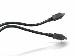 Conceptronic FireWire Cable 4-p 1.8m Black (Firewire Cable 4-P 1.8M Black - Warranty: 12M)