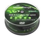 MediaRange MR403 DVD-Rohling 4,7 GB DVD-R 25 Stück[e] (MediaRange - DVD-R x 25 - 4.7 GB - lag)