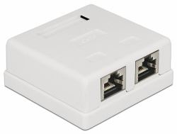 DeLOCK 86269 Steckdose RJ-45 Weiß (Kabel EASY- Typ-A Stecker > Typ Mini-B, USB 2.0, 5 m, Daten, DatenÃ¼bertragung)