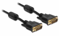 DeLOCK 83191 DVI-Kabel 3 m DVI-D Schwarz (Delock - DVI-Kabel - DVI-D [M] zu DVI-D [M] - 3 m - Daumenschrauben - Schwarz)