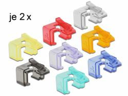 DeLOCK 86420 Kabelklammer Mehrfarben 16 Stück[e] (Delock RJ45 Repair Clip Starter Set -)