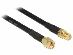 DeLOCK 15m CFD200 Koaxialkabel SMA (Delock CFD200 - AntennenverlÃ¤ngerungskabel - SMA [W] zu SMA [M] - 15 m - CFD-200 - Schwarz)
