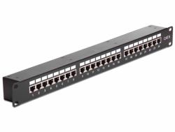 DeLOCK 43295 patch panel 1U (Delock patch-panel med kobling - 1U -)