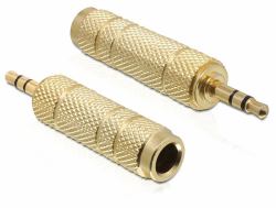 DeLOCK 65360 Kabeladapter 3.5 mm 6.35 mm Gold (DeLOCK lyd adapter)