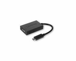 Lenovo USB C - VGA USB graphics adapter 1920 x 1080 pixels Black (Lenovo USB-C to VGA Adapter with Power Pass-through - Warranty: 1 Year)