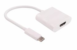 Microconnect USB3.1CHDMIW USB graphics adapter Black (USB-C to HDMI, White - Video resolution Up 4K*2K@30Hz - 0,15m, M - F - Warranty: 300M)