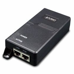 PLANET POE-163 PoE adapter Fast Ethernet, Gigabit Ethernet 53 V (IEEE802.3at High Power PoE+ - Gigabit Ethernet Injector - 30W [All-in-one Pack] - Warranty: 36M)