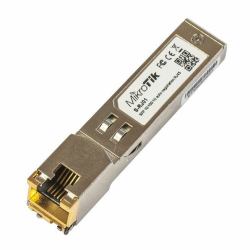 Mikrotik S-RJ01 network switch module Gigabit Ethernet (MikroTik RJ45 SFP 10/100/1000M Copper Module - S-RJ01)