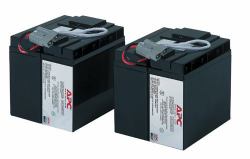 APC Ersatzbatterie RBC55 [OEM] (APC Replacement Battery Cartridge #55 - UPS battery - Lead Acid - 2-cell - black - for P/N: SMT2200C, SMT2200I-AR, SMT2200IC, SMT3000C, SMT3000I-AR, SMT3000IC, SUA30...