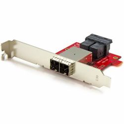StarTech.com Mini-SAS Adapter - Dual SFF-8643 to SFF-8644 - with Full and Low-Profile Brackets - 12Gbps (2X SFF-8643 TO 8644 ADAPTER - .)